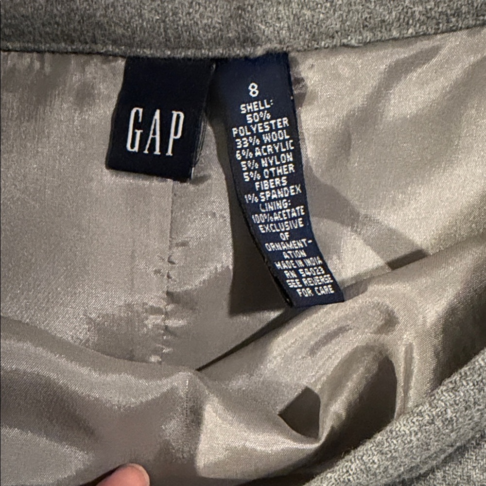 GAP Women's Gray Pencil Skirt - Picture 3 of 4